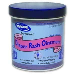  Invacare® Diaper Rash Ointment (Zinc Oxide) 16oz Jar 