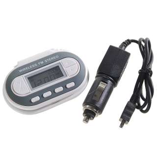 Full Range FM Transmitter Radio Receiver Digital Thermometer & USB 