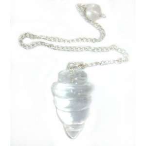   04 Clear Beehive Crystal Dowsing Gem Xl Clear Stone 