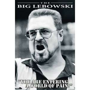  Big Lebowski World of Pain Coen Brothers Movie Poster 24 x 