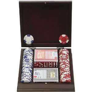  Best Quality 100 pc LUCKY CROWN 11.5g Poker Chip Set w 