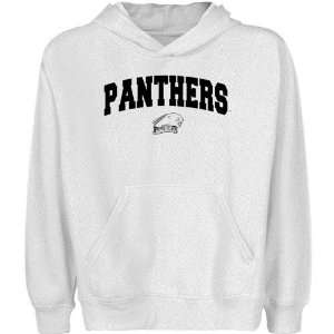   Panthers Youth White Logo Arch Pullover Hoody