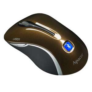 NEW APACER M631 Bluetooth Laser Mouse Brown  