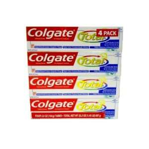 Colgate Toothpaste Total Advanced Whitening Gel 4P