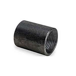 Recessed Tapper Tapped Line Coupling 150# Black Steel   1/8  