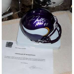  Fran Tarkenton Autographed Signed Minnesota Vikings Mini 