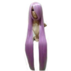 Cool2day 40 Anime Silver Soul Wigs Long pink purple Synthetic hair 