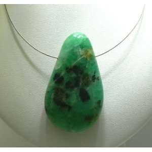  Polished Colombian Emerald Pendant 144cts 