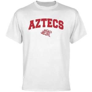  San Diego State Aztecs White Mascot Arch T shirt   Sports 