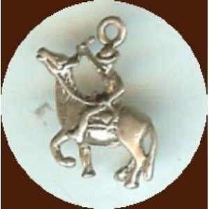  Cowboy, Sterling Silver Charm (Jewelry) 