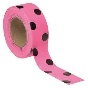  PRESCO PRODUCTS CO PDPGBK 373 Flagging Tape,Pink Glo/Blk 