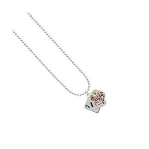  Cards with Poker Chips Ball Chain Charm Necklace [Jewelry 