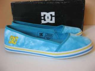 Womens DC SKATE Sewn Logo CUTE Canvas Slipon Shoes 10 884528225806 