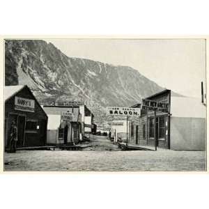 1901 Print Bennett City British Columbia Arctic Saloon 