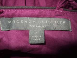 NWOT PROENZA SCHOULER For target purple brown Cross back Empire Dress 