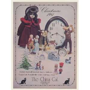  1981 The China Cat Columbus OH Store Christmas Print Ad 