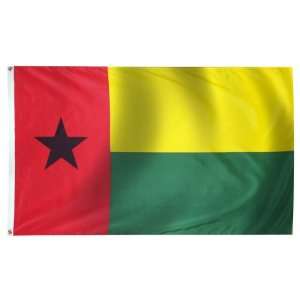  Guinea Bissau Flag 3X5 Foot Nylon Patio, Lawn & Garden