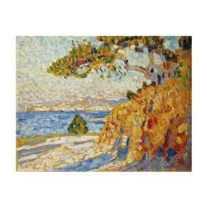  Countryside At Noon by Theo Van Rysselberghe. size 26 