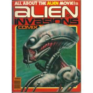 mag WARREN PRESENTS ALIEN INVASIONS COMIX 8/79 All about the 