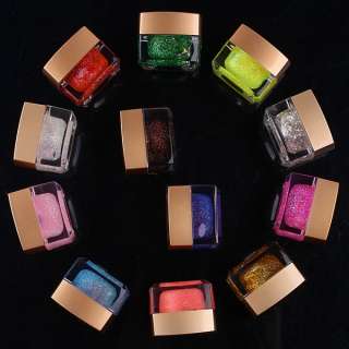 12 Mix Color Nail Art UV Gel Builder Acrylic Set Tips  