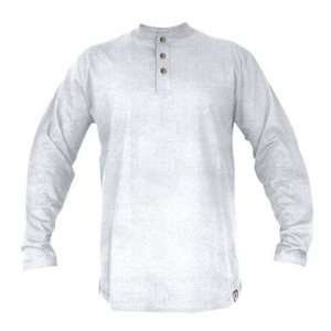   Long Sleeve Henley Pre shrunk 100% Premium Ring