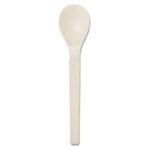  New   Compostable Cutlery, Plant Starch/Oil Spoon, 6 