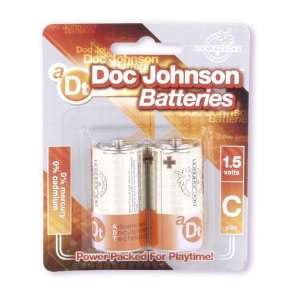  Bundle Doc Johnson Batteries C 2 Pack and 2 pack of Pink 