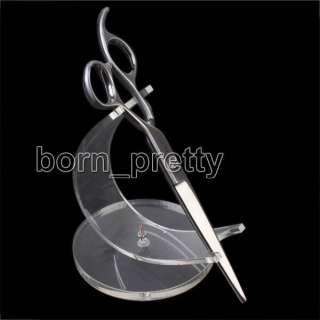 Transparent Hair Salon Scissors Shelf Equipment Pro  