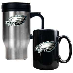  Philadelphia Eagles Travel Mug & Ceramic Mug Set   Primary 