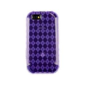  Flexible Plastic TPU Material Phone Cover Case Purple 