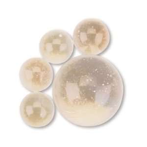   66245 Ice Clear 25MM Shooter Size Marbles 125 Poly Toys & Games