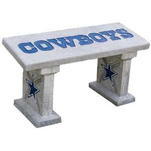  Dallas Cowboys Hand Painted Concrete Garden Bench