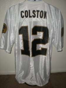 IRREGULAR HOLE Marques Colston #12 New Orleans Saints MENS Large 