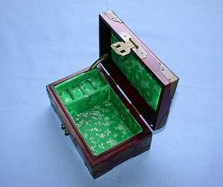   auction is for a Beautiful Shanghai China Jade Top Wooden Jewelry Box