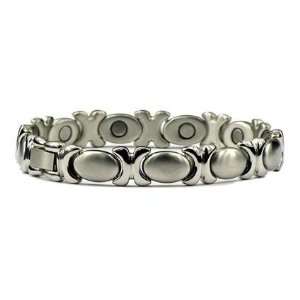  XOXO Classic   Stainless Steel Magnetic Therapy Bracelet 