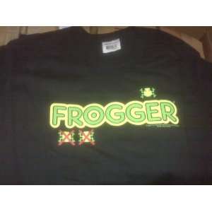  Frogger T Shirt Old School logo 