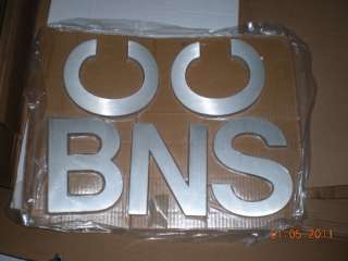 Aluminum 8 Fabricated Metal Letters (SFS)  