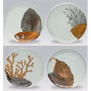  Caskata Aquarium 8.5 in Salad/Dessert Plates (Set of 4 