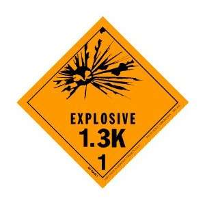  Explosive 1.3K Label 4 X 4, hml 466, 500 Per Roll 