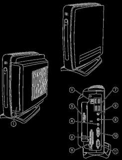   usb connectors 2 rj 45 8 audio connector mic in 3 optional pci slot