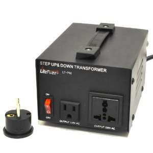    LiteFuze 750 Watt Voltage Converter Transformer LT 750 Electronics