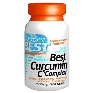 Doctors Best  Best Curcumin, C3 Complex with Bioperine, 1000mg, 120 