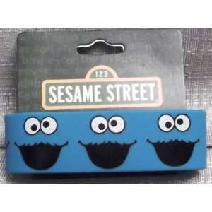  COOKIE MONSTER Sesame Street Blue Repeat Character Face 