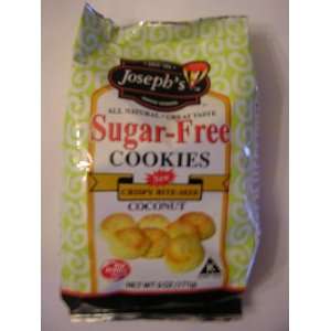 Josephs Sugarless Coconut Cookies ~ Bite Size  Grocery 