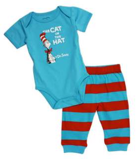 Dr. Seuss Cat in the Hat Infant Bodysuit and Pants Set  