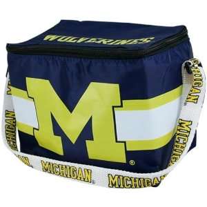   Michigan Wolverines Navy Blue Insulated Lunch Bag