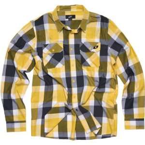 One Industries Cooper Youth Long Sleeve Casual Shirt   Maize Yellow 