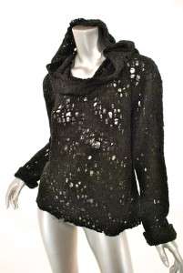 New w/Tags IVAN GRUNDAHL Copenhagen Charcoal Wool Sweater/Hoodie L 