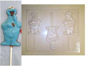 COOKIE MONSTER SESAME STREET CANDY MOLD MOLDS FAVORS  
