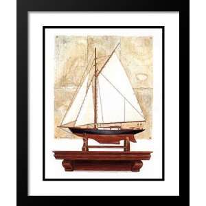  Richard Henson Framed and Double Matted 25x29 Yacht and 